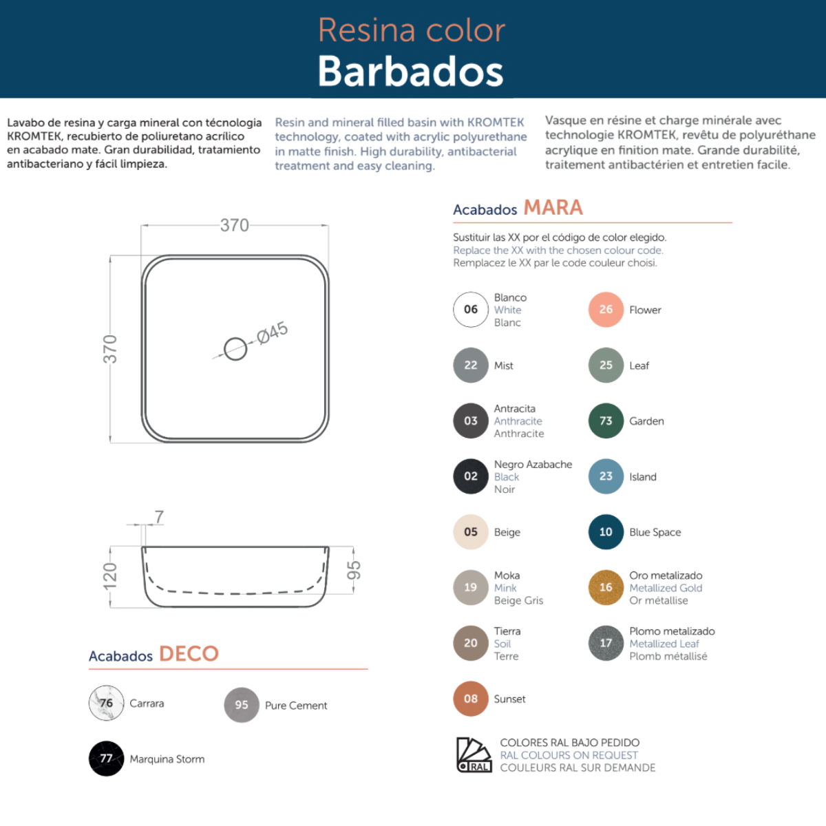 Lavatório de apoio de cerâmica branca fosca Otto | Pia de banheiro de bancada oval | 40cm de diâmetro