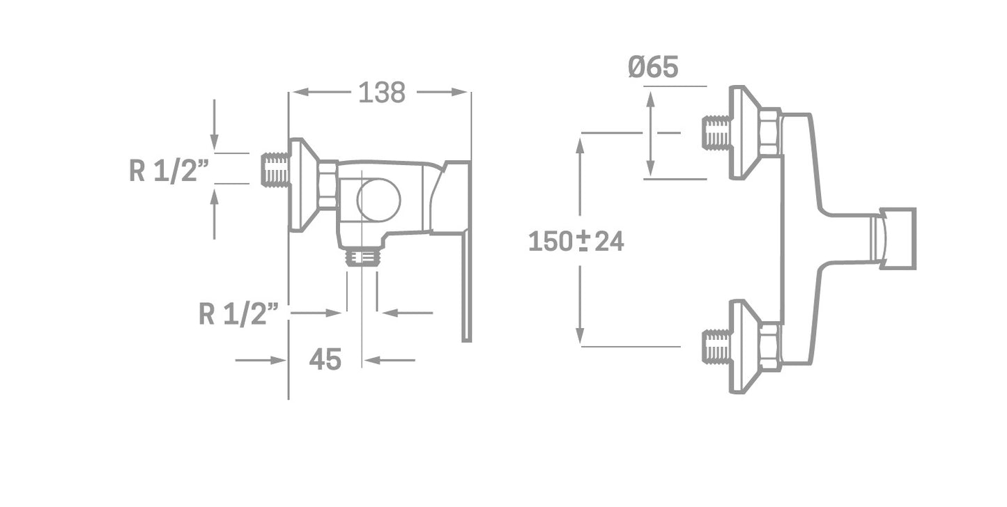 Misturadora de chuveiro Omnia