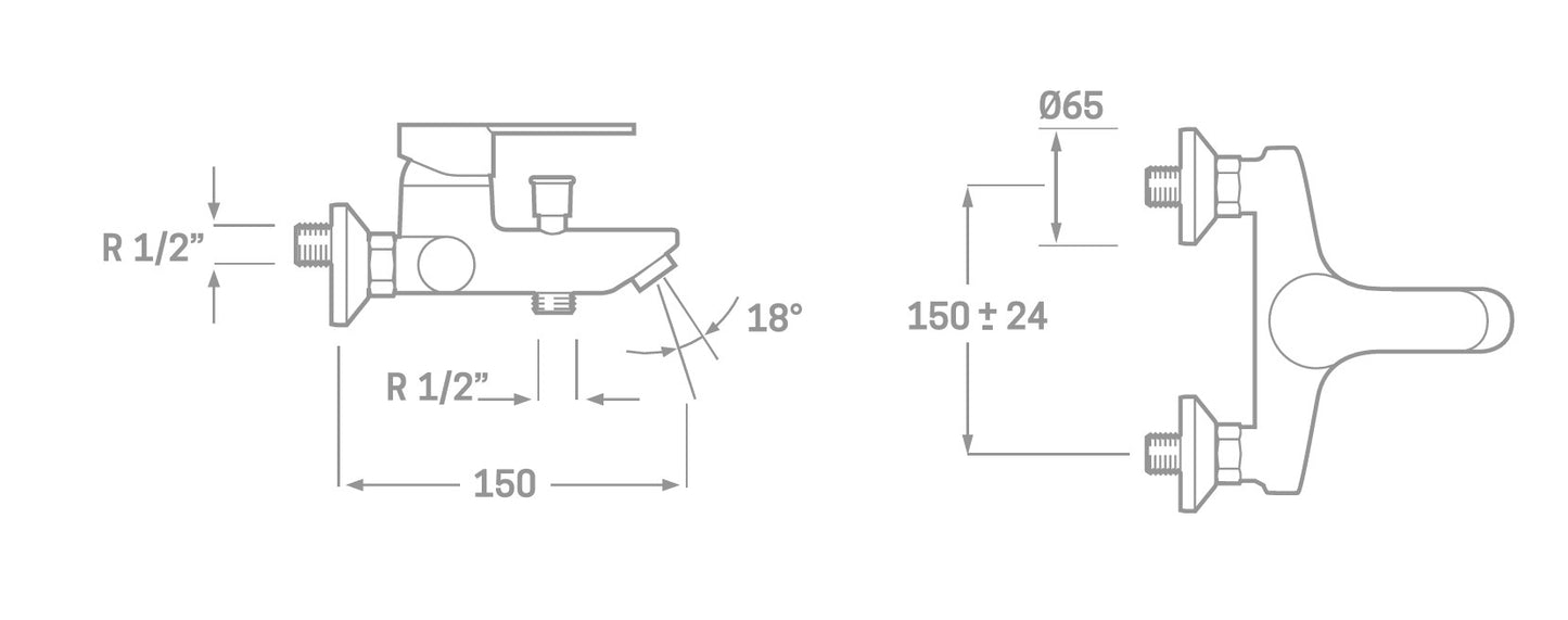 Mitigeur de salle de bain Omnia