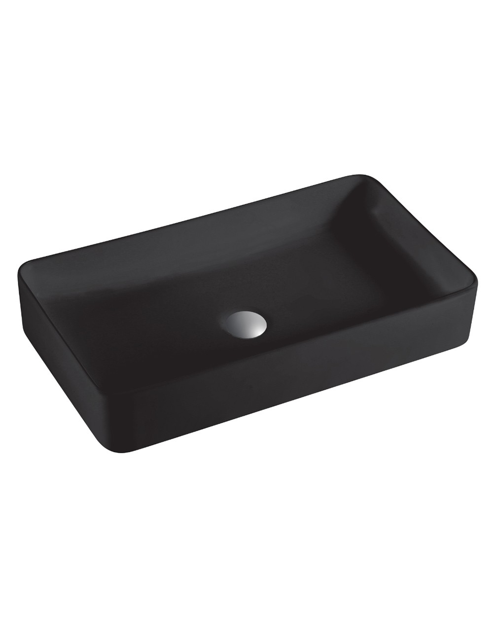 Silenciosamente cerca garrapata Lavabo Sobre Encimera Cerámico Tre Negro Mate | 118,00 € | Bañototal Color lavabo  Negro Mate