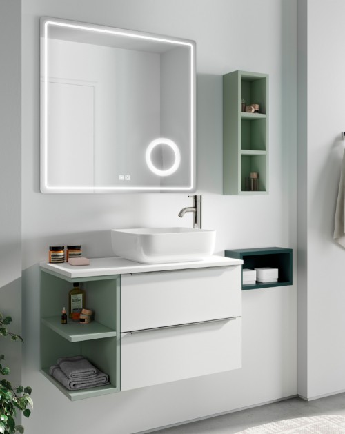 Espejo de baño redondo con LED - antivaho VERONA ROND de Coycama