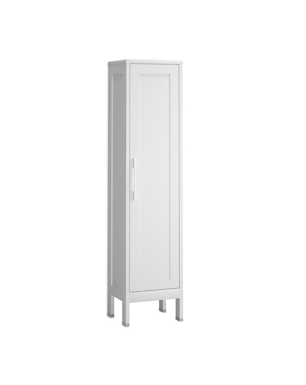 Mueble columna auxiliar 1 cajón 1 puerta Alto 130 cm ✓