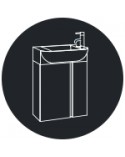 Muebles de baño de fondo reducido para baños pequeños | %shop-name%