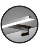 Apliques para espejos sencillos con iluminación cálida | %shop-name%