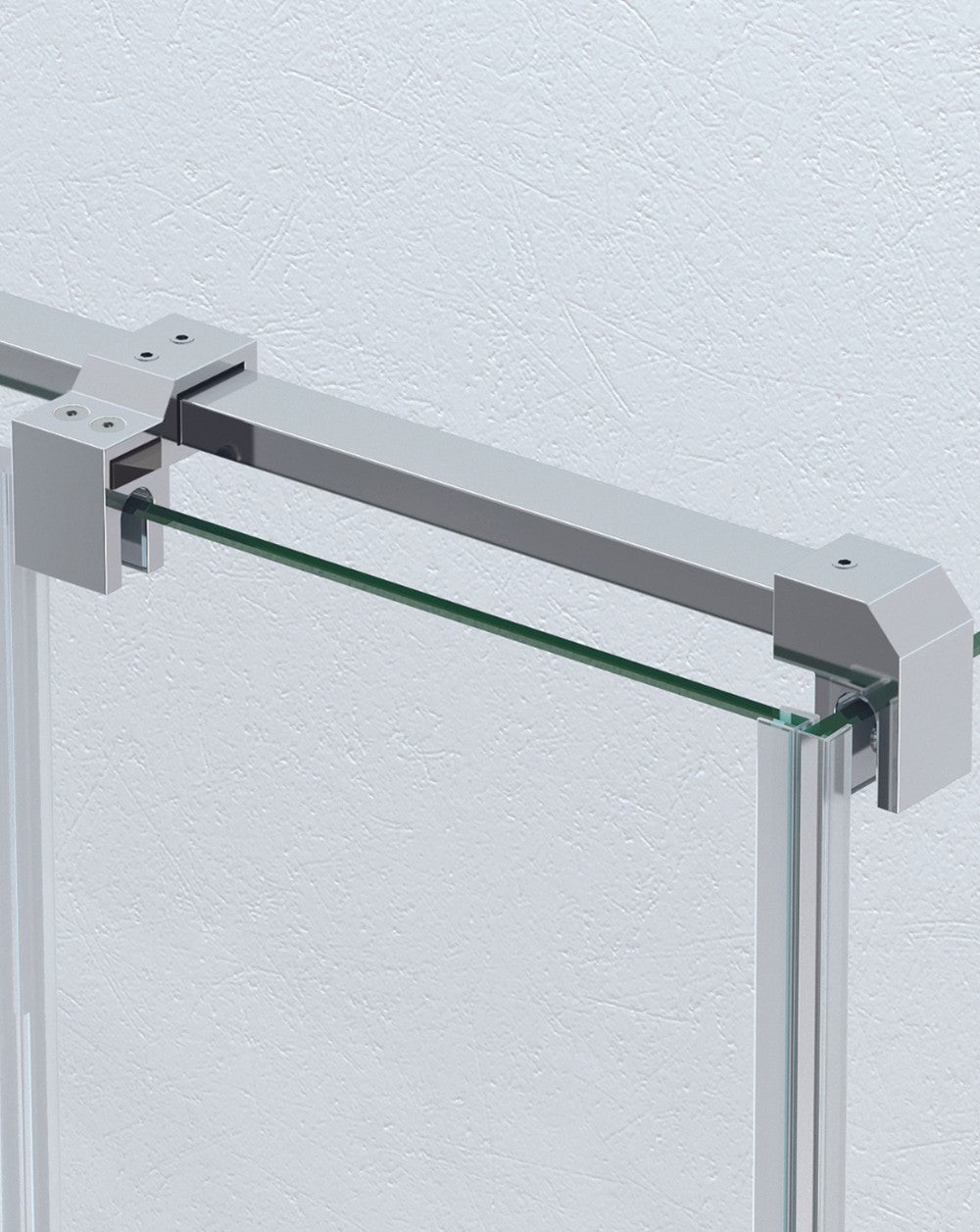 Side-to-Side Safety Arm for Shower Screens | Glossy Chrome - 