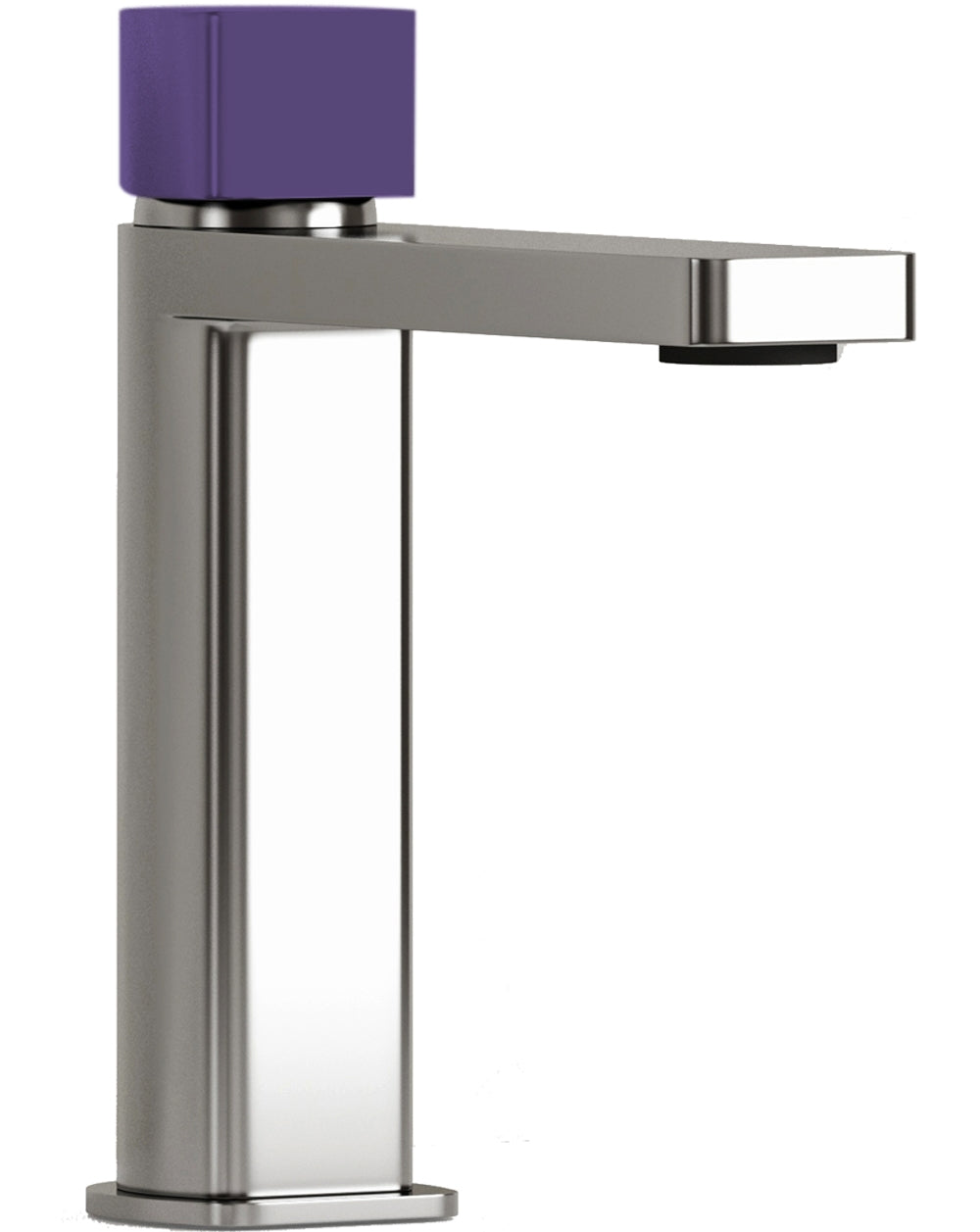 Combi Grifo de Baño Monomando de Fácil Instalación con Mezclador | Colores| Maneta Personalizable | Morado - 