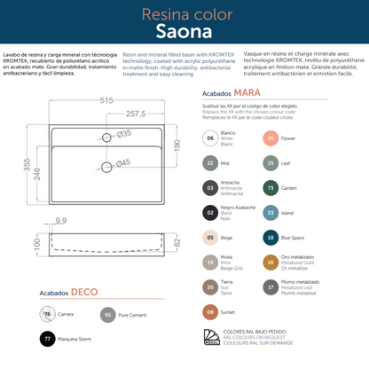 Lavatório de apoio de cerâmica branca fosca Otto | Pia de banheiro de bancada oval | 40cm de diâmetro 