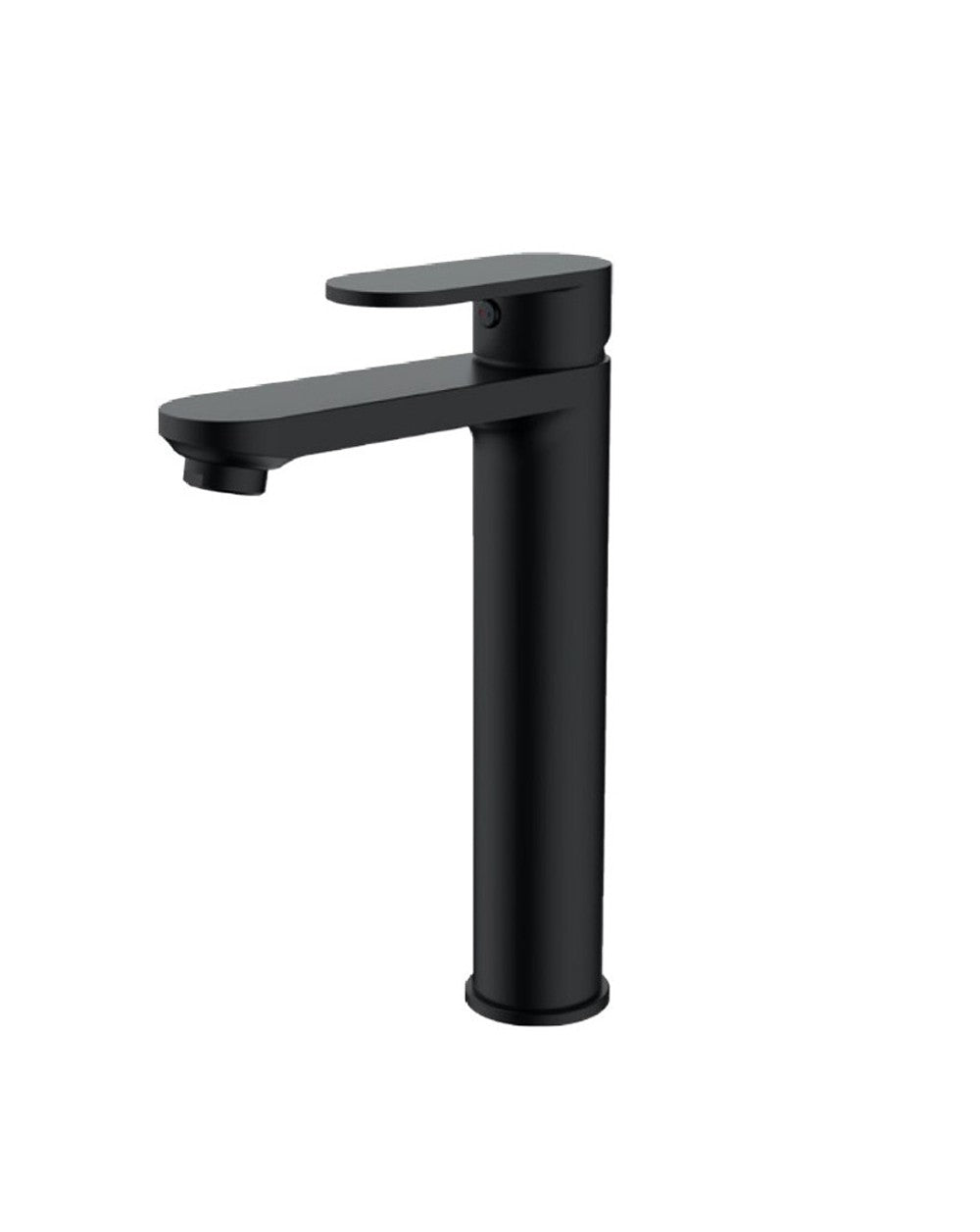 Legend Grifo Alto de Baño Monomando de Fácil Instalación | Grifo de Lavabo Alto para Baño Con Mezclador | Cromo y Negro Mate | Negro mate - 