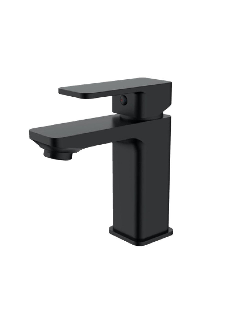 Skara Grifo de Baño Monomando de Fácil Instalación| Grifo de Lavabo para Baño Con Mezclador | Color Cromo-Negro Mate | Negro mate - 