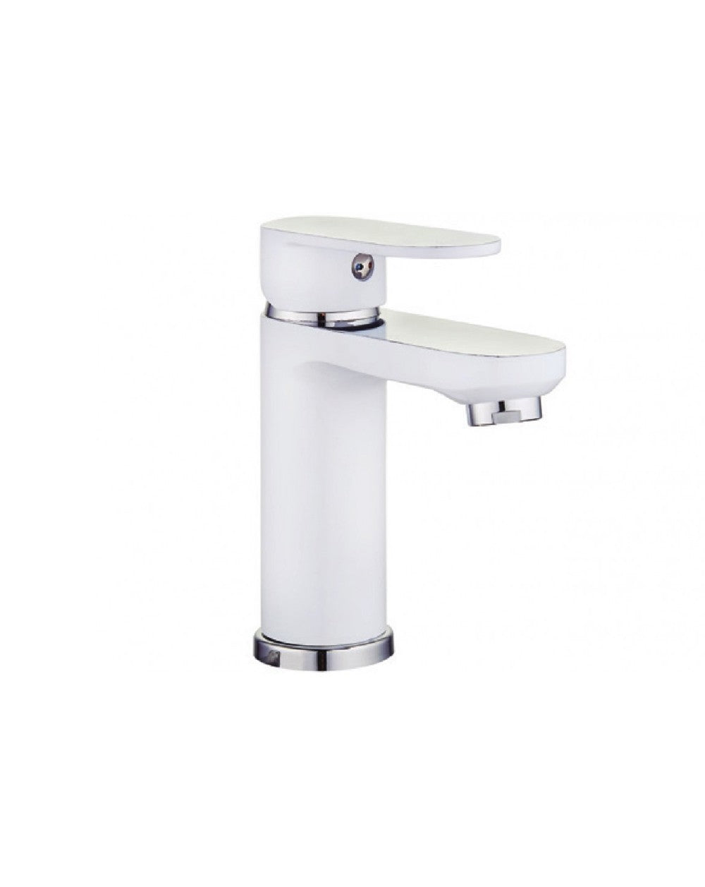 Legend Grifo de Baño Monomando de Fácil Instalación | Grifo de Lavabo para Baño Con Mezclador | Color Cromo-Negro Mate-Blanco | blanco - 