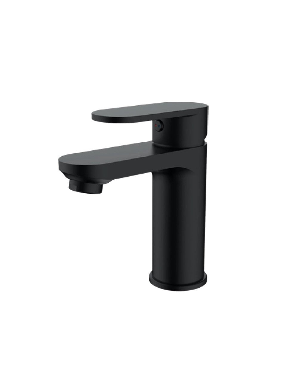 Legend Grifo de Baño Monomando de Fácil Instalación | Grifo de Lavabo para Baño Con Mezclador | Color Cromo-Negro Mate-Blanco | Negro mate - 