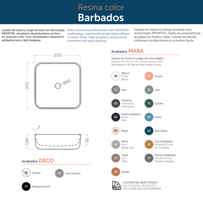 Lavatório de apoio de cerâmica branca fosca Otto | Pia de banheiro de bancada oval | 40cm de diâmetro 