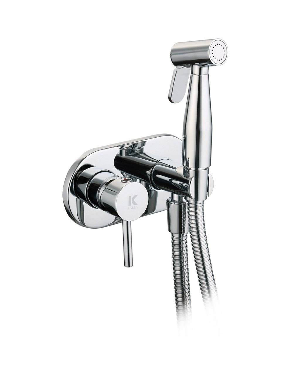 Grand mitigeur bidet/WC Ergos encastrable - 