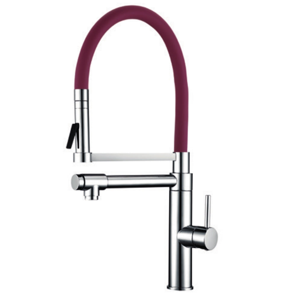 Single-lever vertical sink mixer with spout | Garnet - 