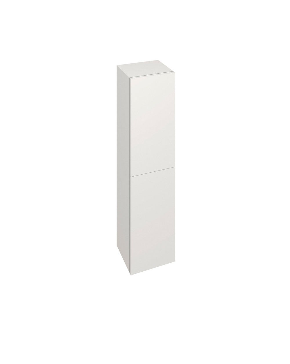 Coluna de Casa de Banho Suspensa Landes 2 Portas com Abertura de Pressão e Fecho Amortecido | 140x34,9x31,9cm | Branco fosco  - 