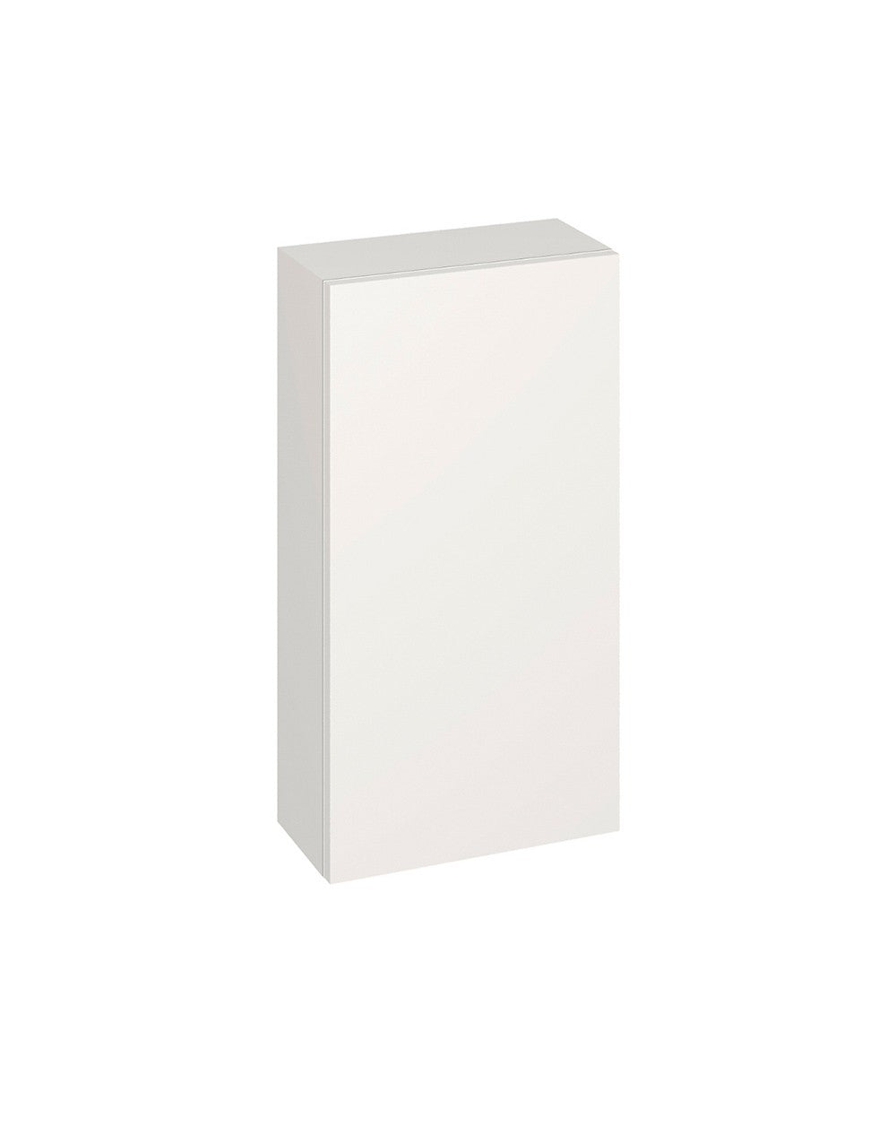 Meuble d'Appoint de Salle de Bain Suspendu Landes 1 Porte avec Ouverture Push | Armoire de salle de bain suspendue | 65x34,9x16,9cm | Blanc mat  - 