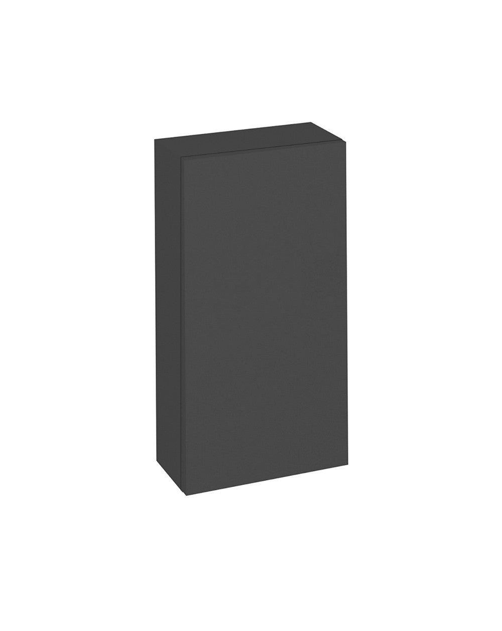 Landes Wall Mounted Bathroom Cabinet 1 Door with Push Opening | Bathroom Cabinet Hanging | 65x34.9x16.9cm | Matte Anthracite  - 