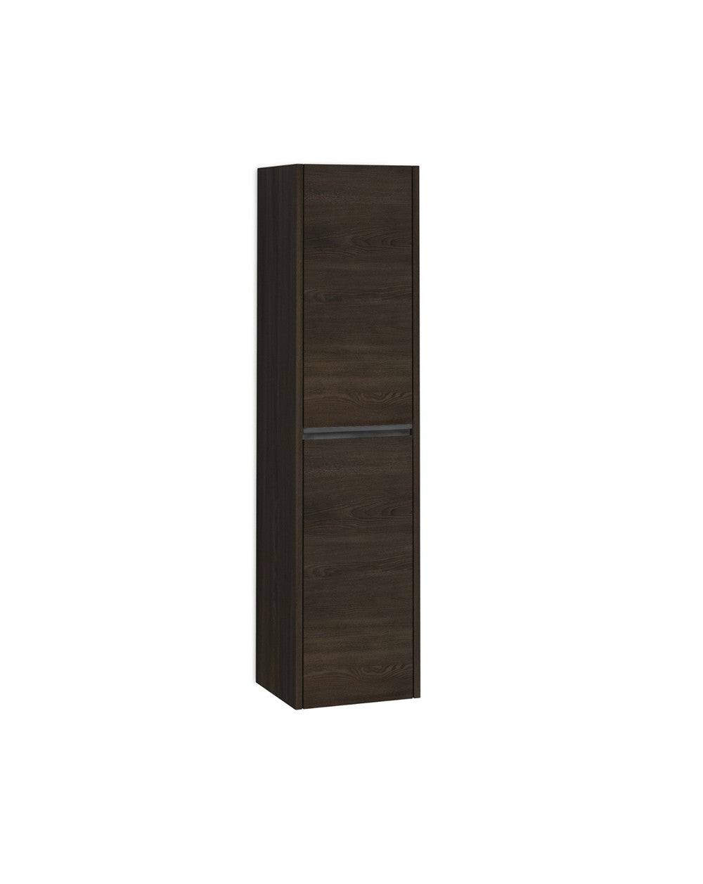 Poker Suspended Bathroom Column 1 Door | Hanging Bathroom Tall Cabinet COLOR 140cm High x 34.9cm Wide x 32cm Deep | Wengue nature  - 