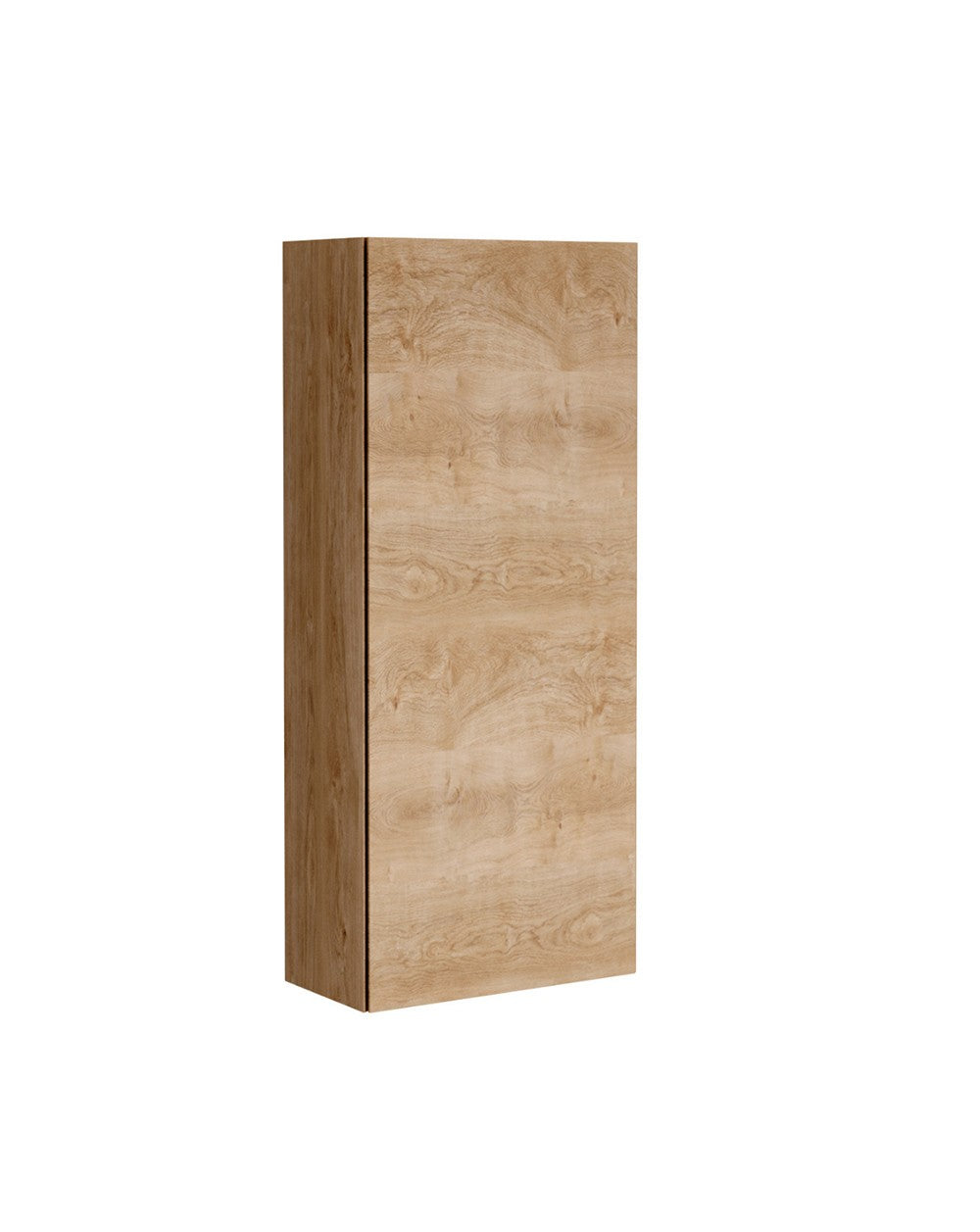 Sigma Suspended Bathroom Auxiliary Furniture 1 Door with Soft Close | Hanging Bathroom Cabinet 80x34.9x16.8cm | Natural Oak  - 