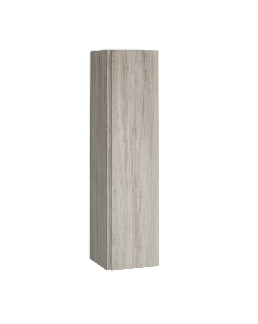 Cairo Suspended Bathroom Column 1 Door | Hanging Bathroom Tall Cabinet 140x34.9x32.2cm | Grey Pine  - 