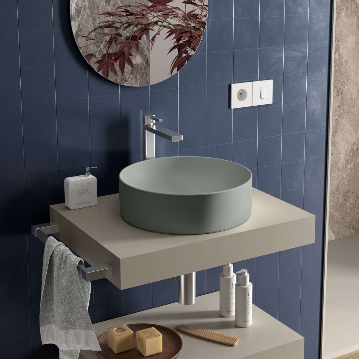 lavabo-sobre-encimera-resina-leaf-aruba