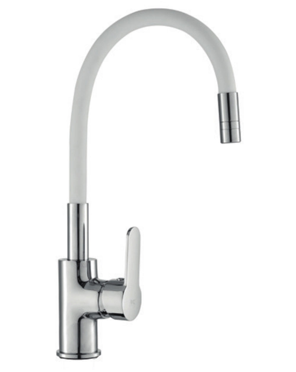 Sink mixer with flexible spout Omnia | white - 