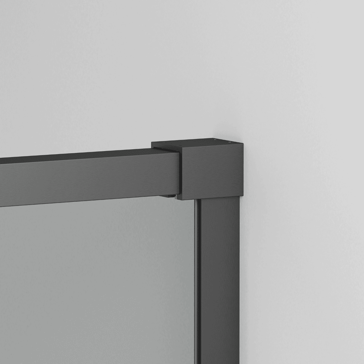 Vallance Rectangular Sliding Front-Entry Shower Enclosure | 6 mm Transparent Anti-Limescale Tempered Glass | Gunmetal Profile
