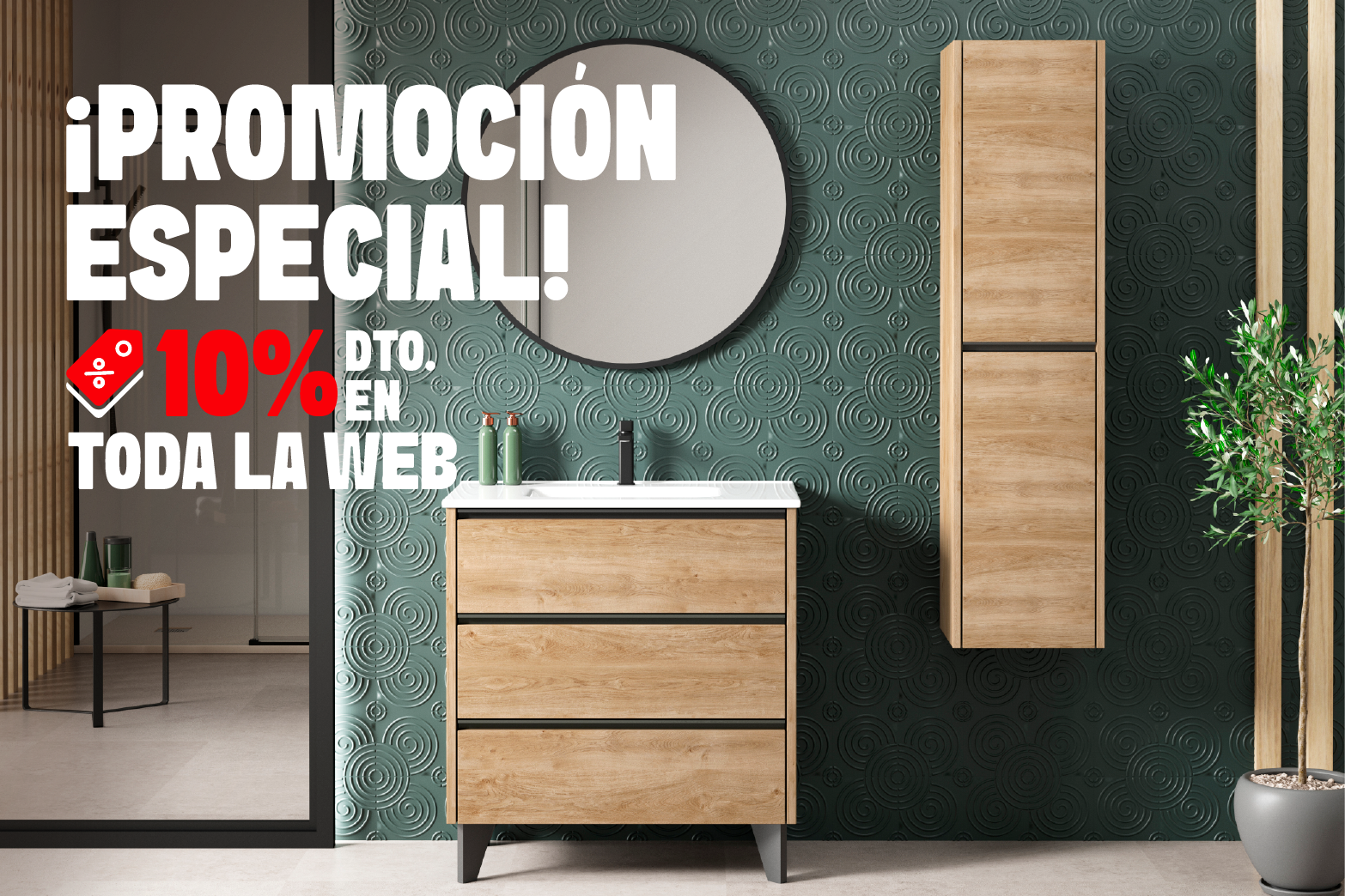 Rebajas en muebles de baño