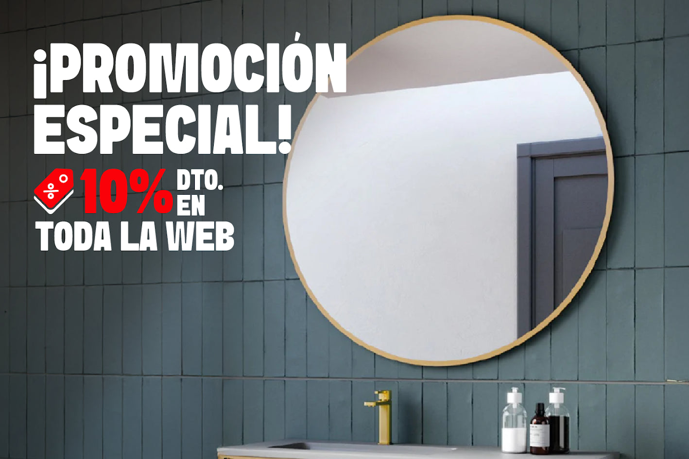 Rebajas en espejos de baño