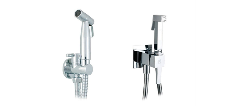 Mezclador higiénico compacto para bidet/WC, serie ERGOS cromado